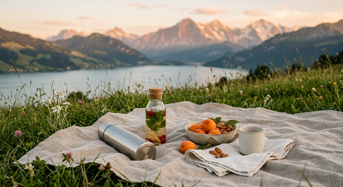 Douceur d’août : l'art du pique-nique self-care au coucher du soleil