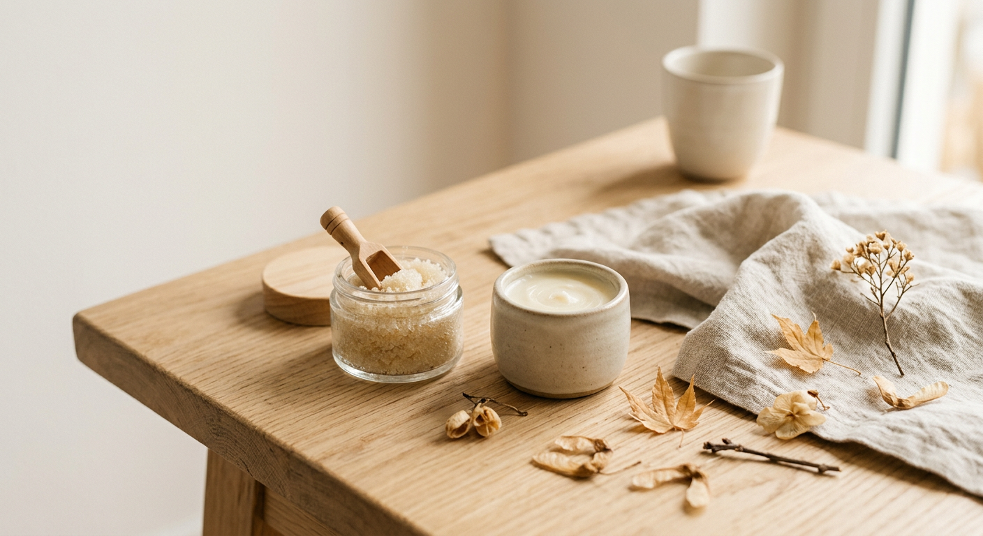 Lèvres douces en automne : notre rituel minimaliste de septembre